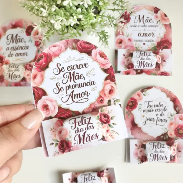 Presente Criativo Mães: Arquivo PDF com Tema Floral