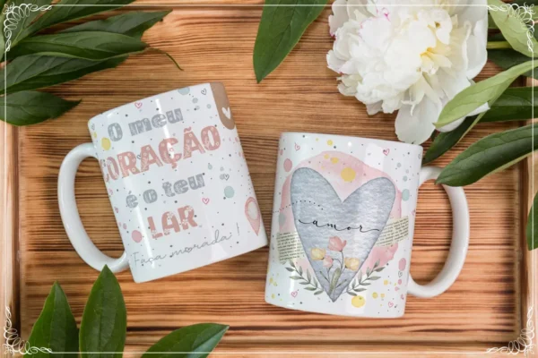 Projete Canecas Românticas com Artes em Corel Draw