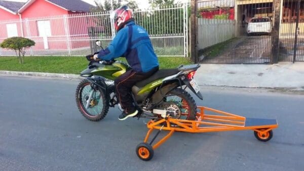 Projeto Em Pdf Aparelho Aprender Empinar Puxar Grau De Moto
