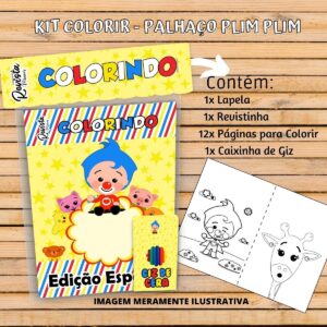 revistinha colorir plim plim arquivo digital revista com desenhos para colorir 1