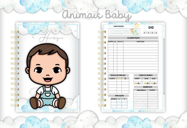 Rotina do Bebê Animais Baby - Arquivo Digital