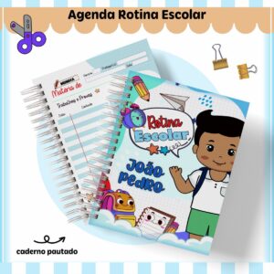 Rotina Escolar Menino - Arquivo Digital