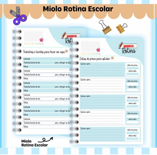 Rotina Escolar Menino - Arquivo Digital