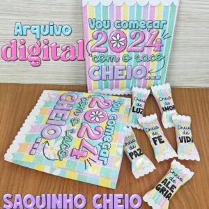 sacolinha cheio arquivo digital studio