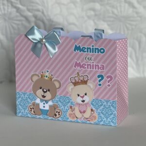 Sacolinha Infantil Chá Revelação - Arquivo Digital