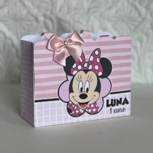 Sacolinha Infantil Minnie Rosa - Arquivo Digital