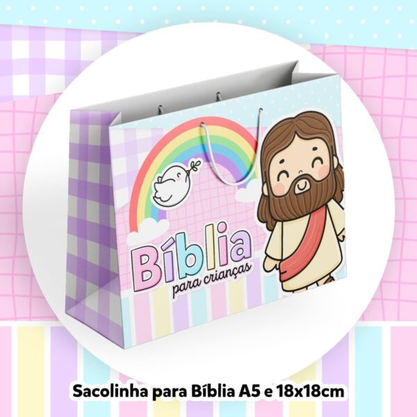 Sacolinhas Bíblia Infantil - Arquivo Digital - Imagem 2
