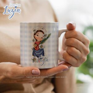 Santinhos Santa Luzia Png Ilustrações Imagens Aquareladas