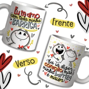 Seleção Premium de Artes para Caneca do Dia dos Namorados