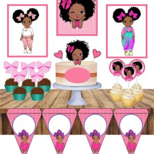 so um bolinho bonequinha afro arquivo digital decore sua festa