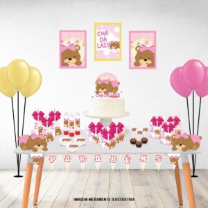 so um bolinho cha de bebe menina arquivo digital decoracao festa pronta