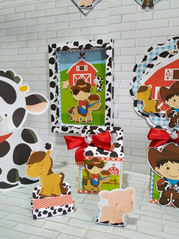 Só Um Bolinho Fazendinha Menino Festa Pronta - Arquivo Digital - Imagem 3