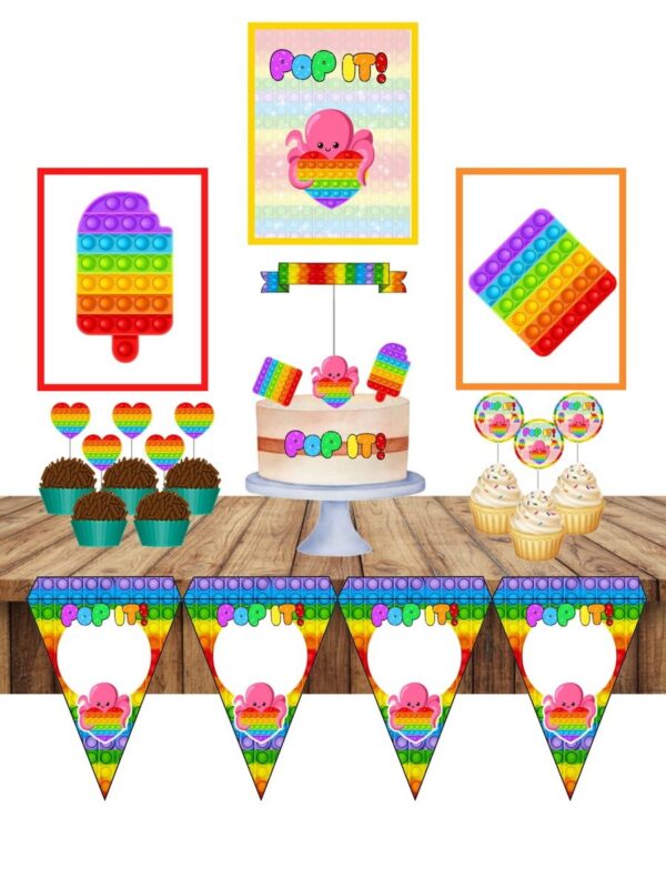 Só Um Bolinho Pop It - Arquivo Digital