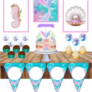 so um bolinho sereia linda arquivo digital papel e scrapbook 1