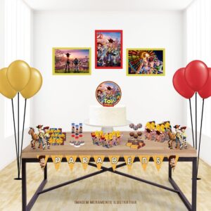 so um bolinho toy store arquivo digital kit festa pronta