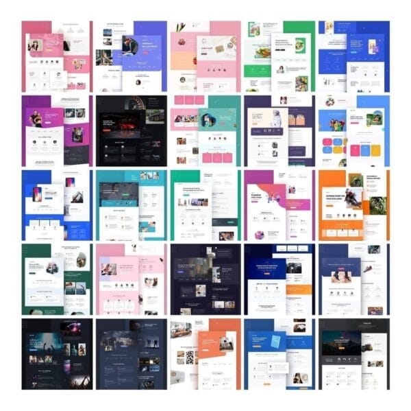 Super Pack 150+ Landing Page Elementor Wordpress + Brindes