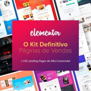 Super Pack 150+ Landing Page Elementor Wordpress + Brindes