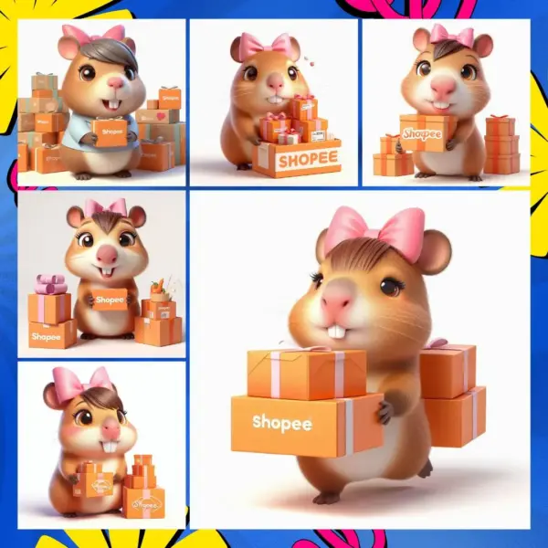 Tema Capivara Shopee Em Kit Digital Para Sublimacao E Scrap 2