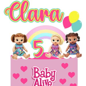 topo de bolo baby alive arquivo digital decoracao bolo 1