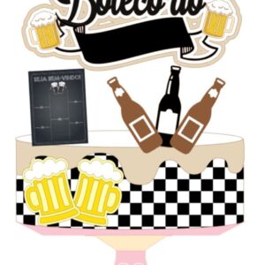 topo de bolo boteco arquivo digital enfeite bolo