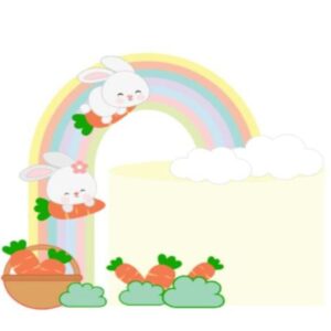 topo de bolo coelhos arco iris camadas arquivo digital topo de bolo coelhos arco iris
