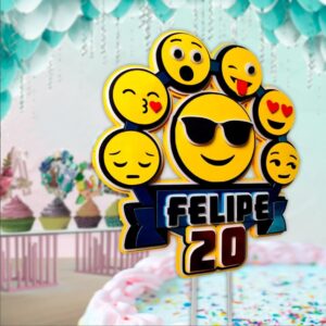 topo de bolo emoji arquivo digital arquivo digital 1
