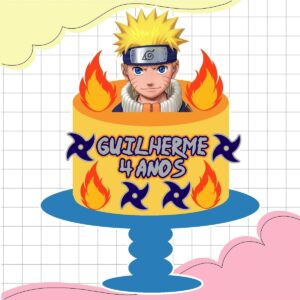 topo de bolo naruto arquivo digital topo de bolo naruto