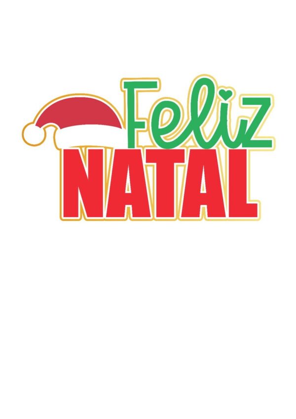 Topo de Bolo Natal 4 - Arquivo Digital