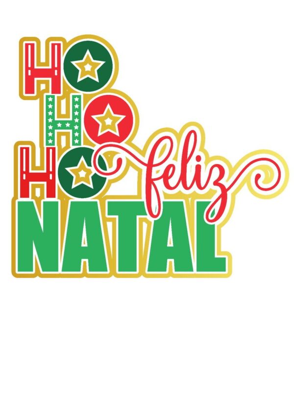 Topo de Bolo Natal 6 - Arquivo Digital