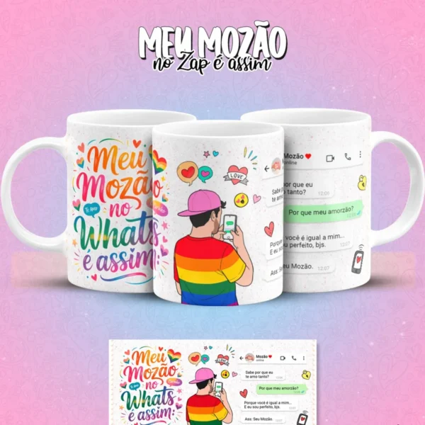 Transforme Canecas Com Artes Romanticas Meu Mozao No Zap 2