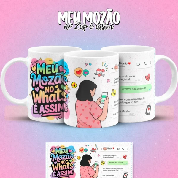 Transforme Canecas Com Artes Romanticas Meu Mozao No Zap 3
