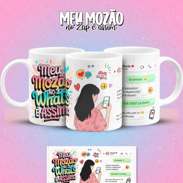 Transforme Canecas Com Artes Romanticas Meu Mozao No Zap 4