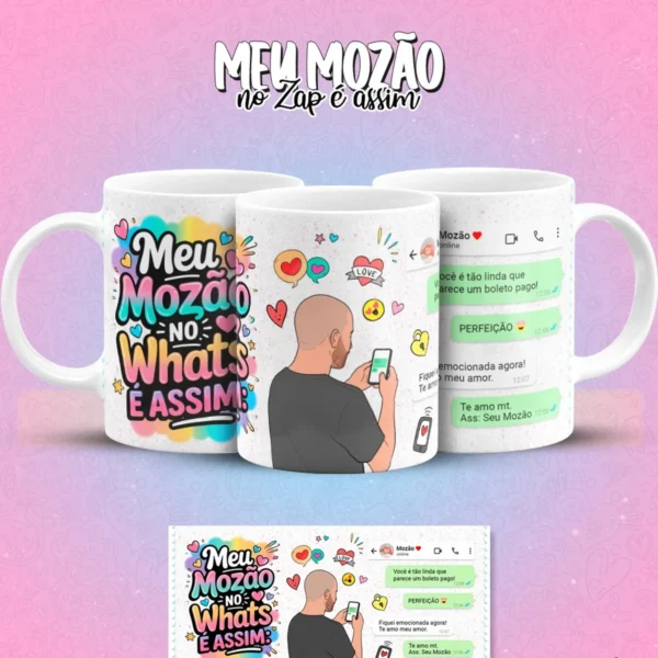 Transforme Canecas Com Artes Romanticas Meu Mozao No Zap 6