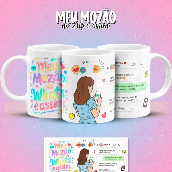 Transforme Canecas Com Artes Romanticas Meu Mozao No Zap 7
