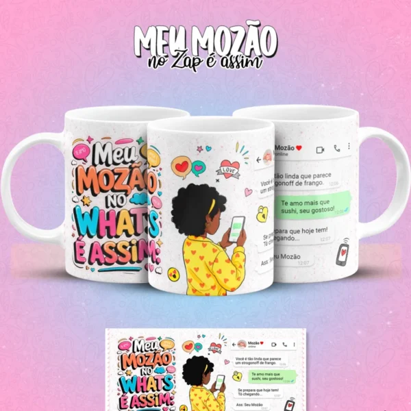Transforme Canecas Com Artes Romanticas Meu Mozao No Zap 8