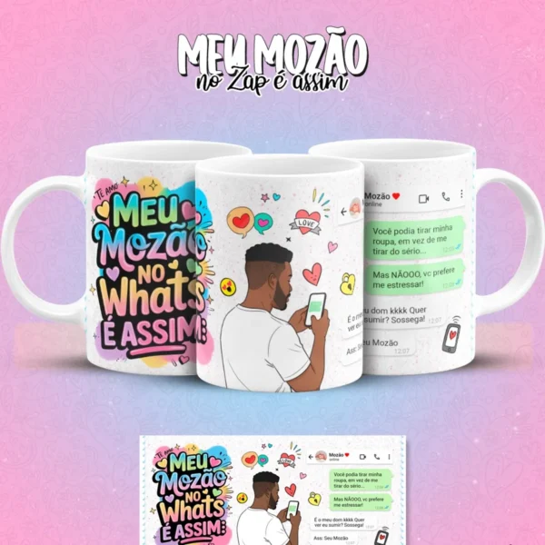 Transforme Canecas Com Artes Romanticas Meu Mozao No Zap 9