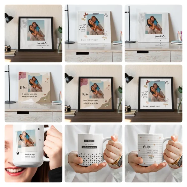 Transforme Canecas em Presentes com Nosso Kit de Dia das Mães