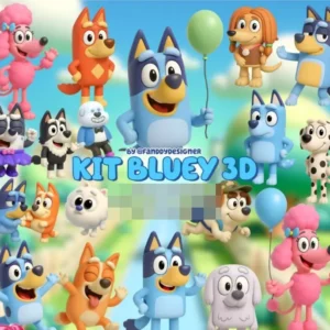 Transforme seu Projeto com o Kit Blue 3D em Formato PNG
