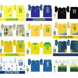 Vetor Camisa Brasil Copa Do Mundo 2022 38 Artes Corel Cdr